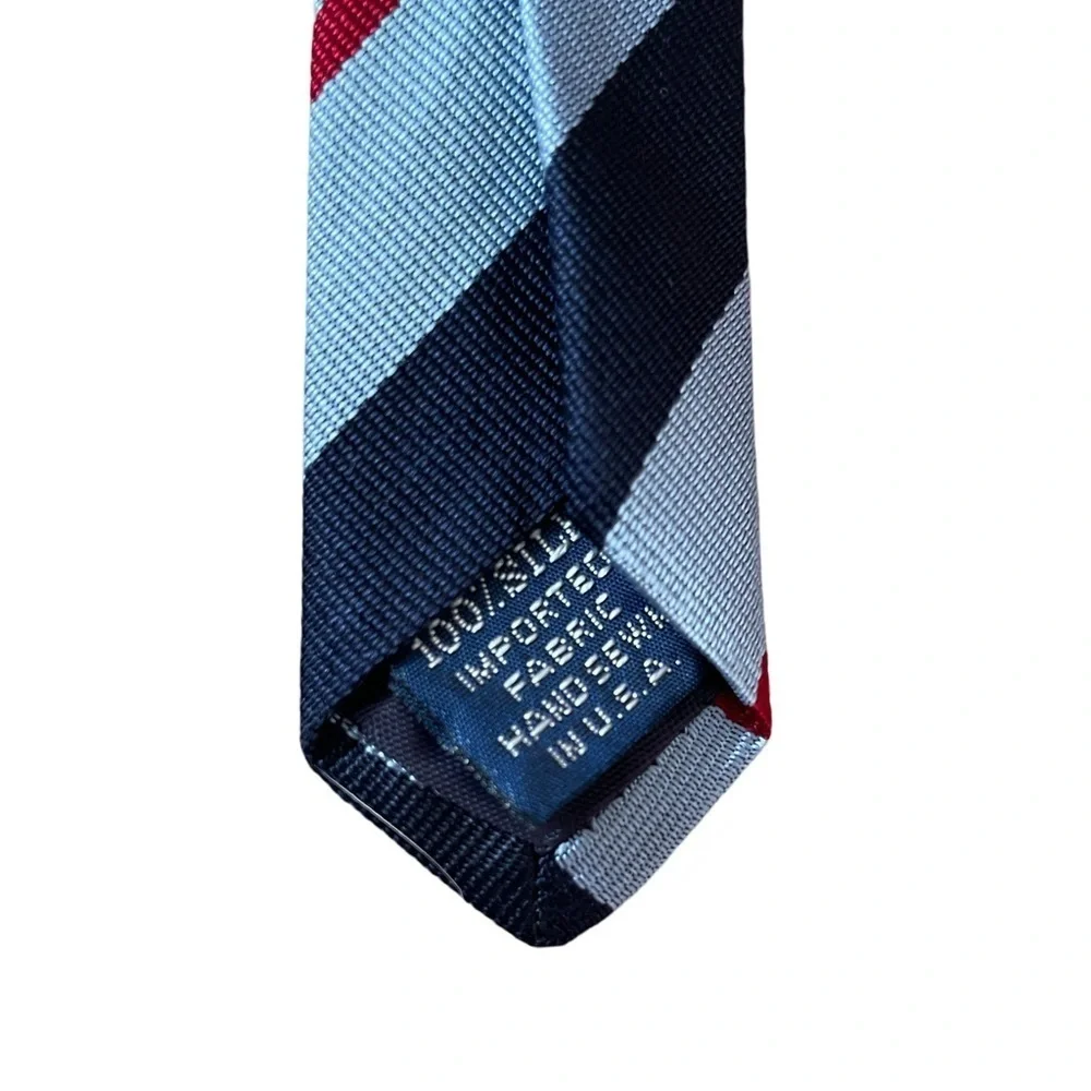 Lands’ End The Royal Flying Corp 100% Silk Striped Men's Tie